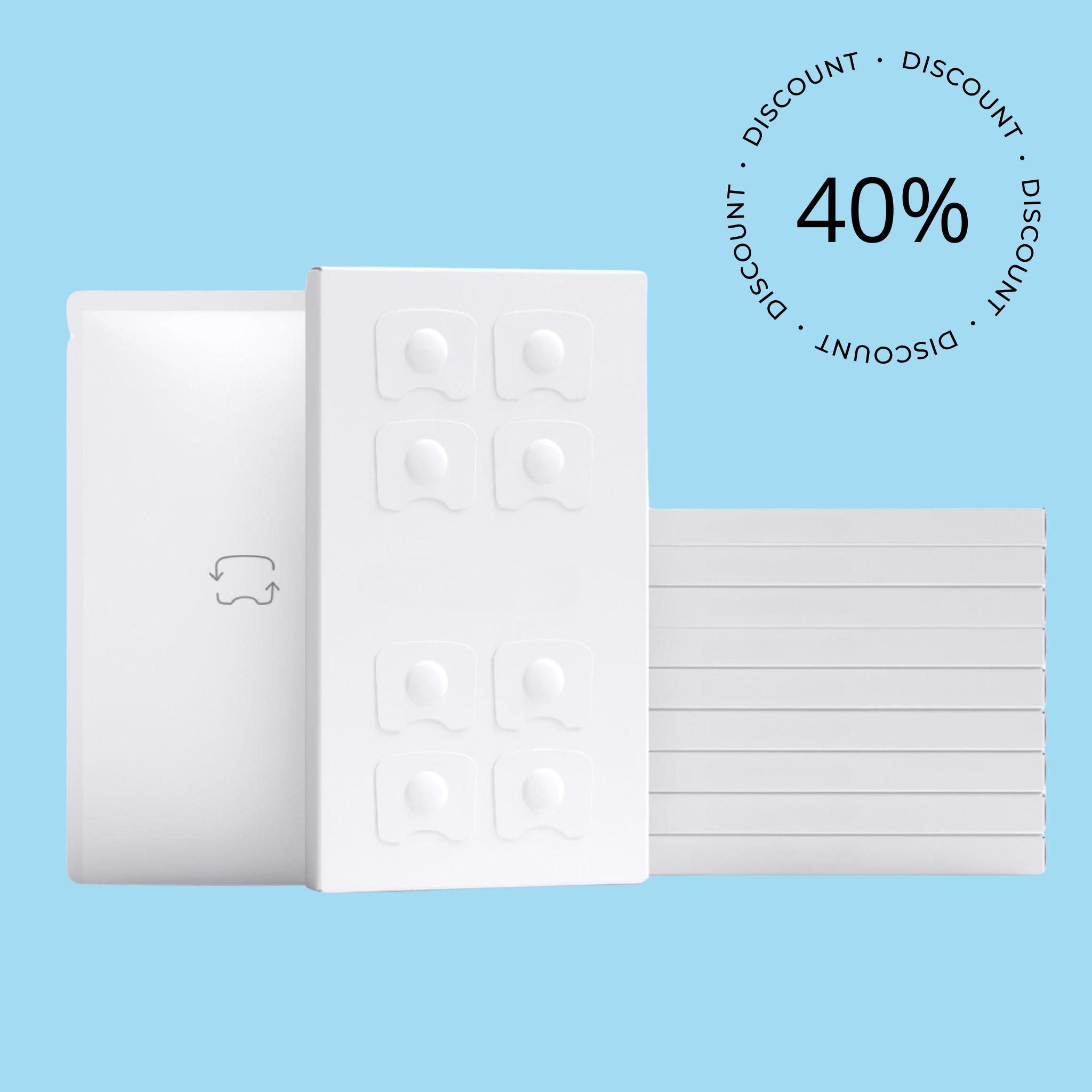 Breath intake Refill Pack - 300 Magnetic adhesives